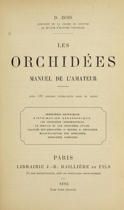 Cover of: Les orchide es: manuel de l'amateur