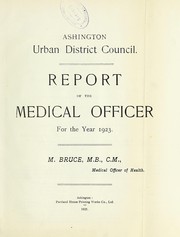 Cover of: [Report 1923]