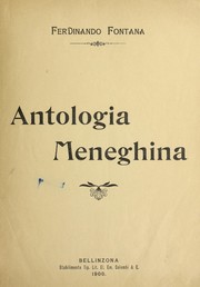 Cover of: Antologia meneghina