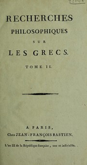 Cover of: ¿uvres philosophiques