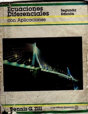 Cover of: Ecuaciones diferenciales: con aplicaciones. - 2. ed. ; 3.ed