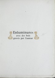 Cover of: Enluminures: paysages, heures, vies, chansons, grotesques
