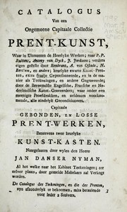 Cover of: Prent-kunst by v. d. Schley