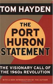 Cover of: The Port Huron Statement by Tom Hayden