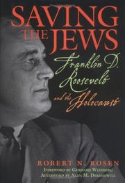 Cover of: Saving the Jews by Robert N. Rosen