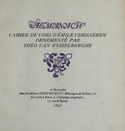 Cover of: Almanach by Emile Verhaeren