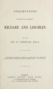 Cover of: Collections relating to the dioceses of Kildare and Leighlin