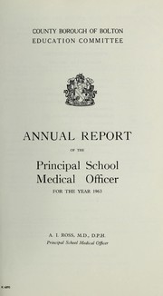 Cover of: [Report 1963]