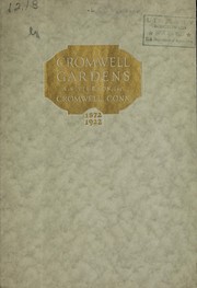 Cover of: Cromwell Gardens [catalog]: 1872-1922