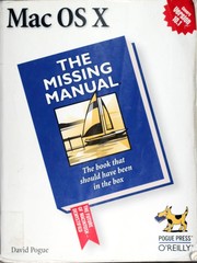 Cover of: Mac OS X: The Missing Manual