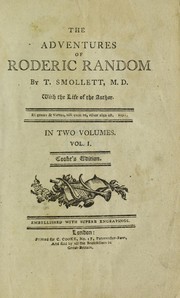 Cover of: The adventures of Roderic [sic] Random