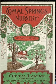 Cover of: Comal Springs Nursery: season 1921-1922