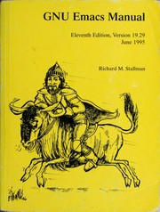 Cover of: GNU Emacs manual by Richard M. Stallman