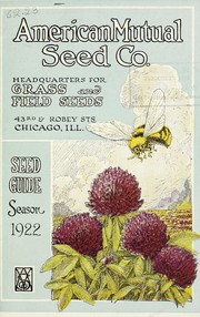 Cover of: Seed guide | American Mutual Seed Co