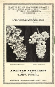 Cover of: Descriptive catalog of general nursery stock