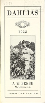 Cover of: Dahlias by A.W. Beebe (Firm)