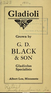 Cover of: Gladioli