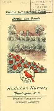 Cover of: Wholesale trade catalog for florists and nurserymen only: fall 1922-spring 1923