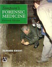 Cover of: Forensic medicine by Keith Simpson