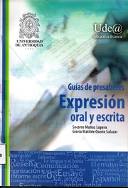 Cover of: Expresión oral y escrita: guías de presaberes