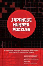 Cover of: Japanese Number Puzzles