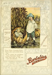 Cover of: Barteldes seeds: 1922, 55th year