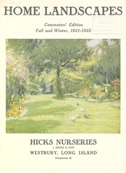 Cover of: Home landscapes by Hicks Nurseries (Westbury, Nassau County, N.Y.)