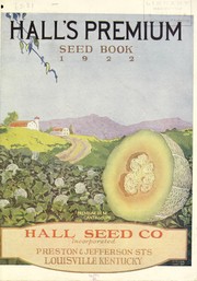 Hall's premium seed book by Hall Seed Co