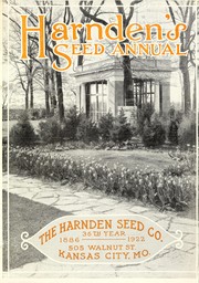 Cover of: Harnden's seed annual by Harnden Seed Co