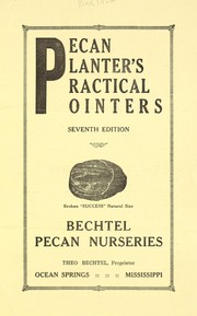 Cover of: Pecan planter's practical pointers