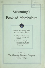 Cover of: Greening's book of horticulture
