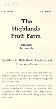 Cover of: The Highlands Fruit Farm [price list]
