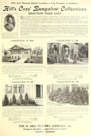 Cover of: Hill's cozy bungalow collections by D. Hill Nursery Company