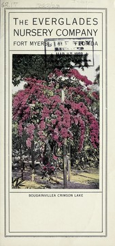 Cover of: The Everglades Nursery Company [catalog]: season 1922-23