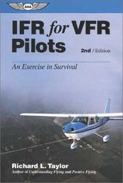Cover of: Ifr for Vfr Pilots: An Exercise in Survival