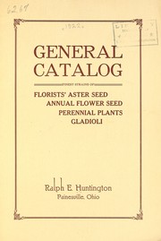 Cover of: General catalog | Ralph E. Huntington (Firm)