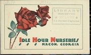 Cover of: Idle Hour Nurseries [catalog]
