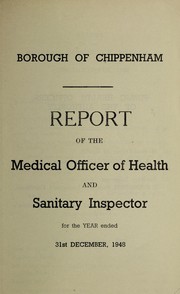 [Report 1948] by Chippenham (Wiltshire, England). Borough Council