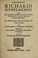 Cover of: Philobiblon Richardi Dunelmensis sive De amore librorum, et institutione bibliothecae, tractatus pulcherrimus