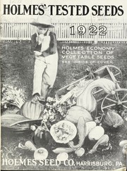 Cover of: Holmes' tested seeds: 1922