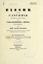 Cover of: Fische aus Caschmir by HÃ¼gel, Karl Alexander Freiherr von