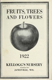 Cover of: Fruits, trees and flowers: 1922