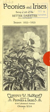 Cover of: Peonies and irises: season 1922-1923