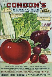 Cover of: Condon's "sure crop" by Condon Brothers