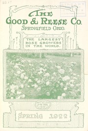 Cover of: Spring 1922 by Champion City Greenhouses (Springfield, Ohio)