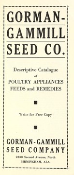 Cover of: Descriptive catalogue of poultry appliances, feeds and remedies