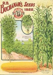 Cover of: R.B. Buchanan seeds: 1922