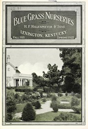 Fall 1921, spring 1922 [catalog] by Hillenmeyer Nurseries