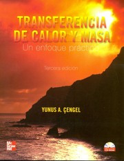 Cover of: Transferencia de calor y masa : un enfoque práctico. - 3. ed.