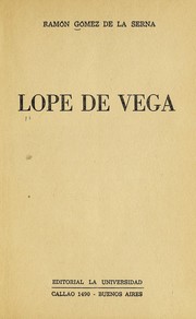 Cover of: Lope de Vega